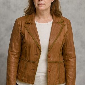 VTG 100% Genuine Lamb Leather Timeless Premium Quality size 6